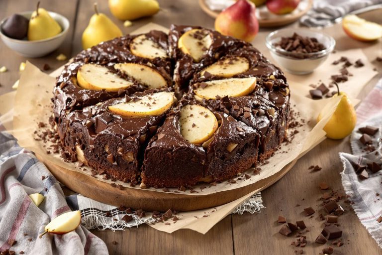 Ce gâteau poire-chocolat fondant va vous sauver les jours de pluie.jpg